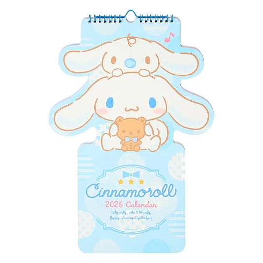 [CINNAMOROLL / DIE - CUT] "Sanrio 2026 Wall Calendar" - Rosey’s Kawaii Shop