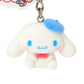 "Cinnamoroll Kuma - san" Flocked Keychain - Rosey’s Kawaii Shop