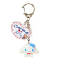 "Cinnamoroll Kuma - san" Flocked Keychain - Rosey’s Kawaii Shop