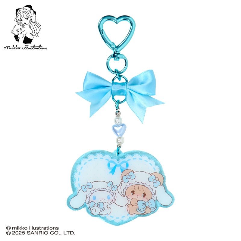 [CINNAMOROLL] "Mikko Illustrations x Sanrio" Acrylic Keychain - Rosey’s Kawaii Shop