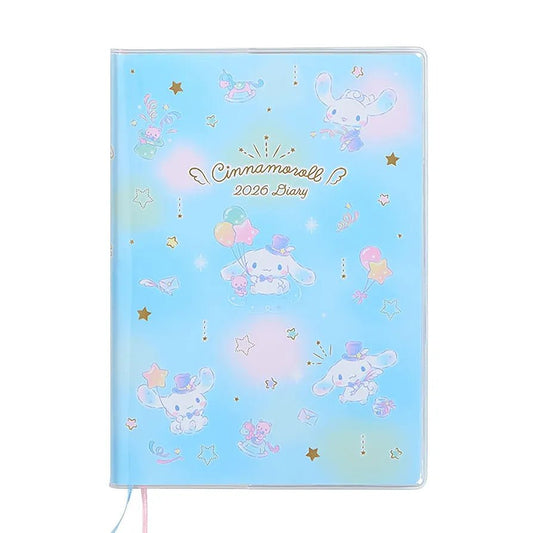 [CINNAMOROLL] "Sanrio 2026" B6 Block Schedule Planner - Rosey’s Kawaii Shop