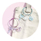 [CINNAMOROLL] "Sanrio Angel Key" Wire Keychain - Rosey’s Kawaii Shop
