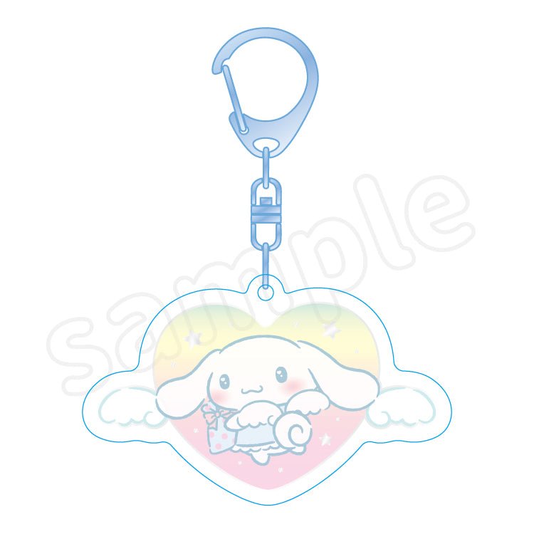 [CINNAMOROLL] "Sanrio Angel Kiratsuya" Acrylic Keychain - Rosey’s Kawaii Shop