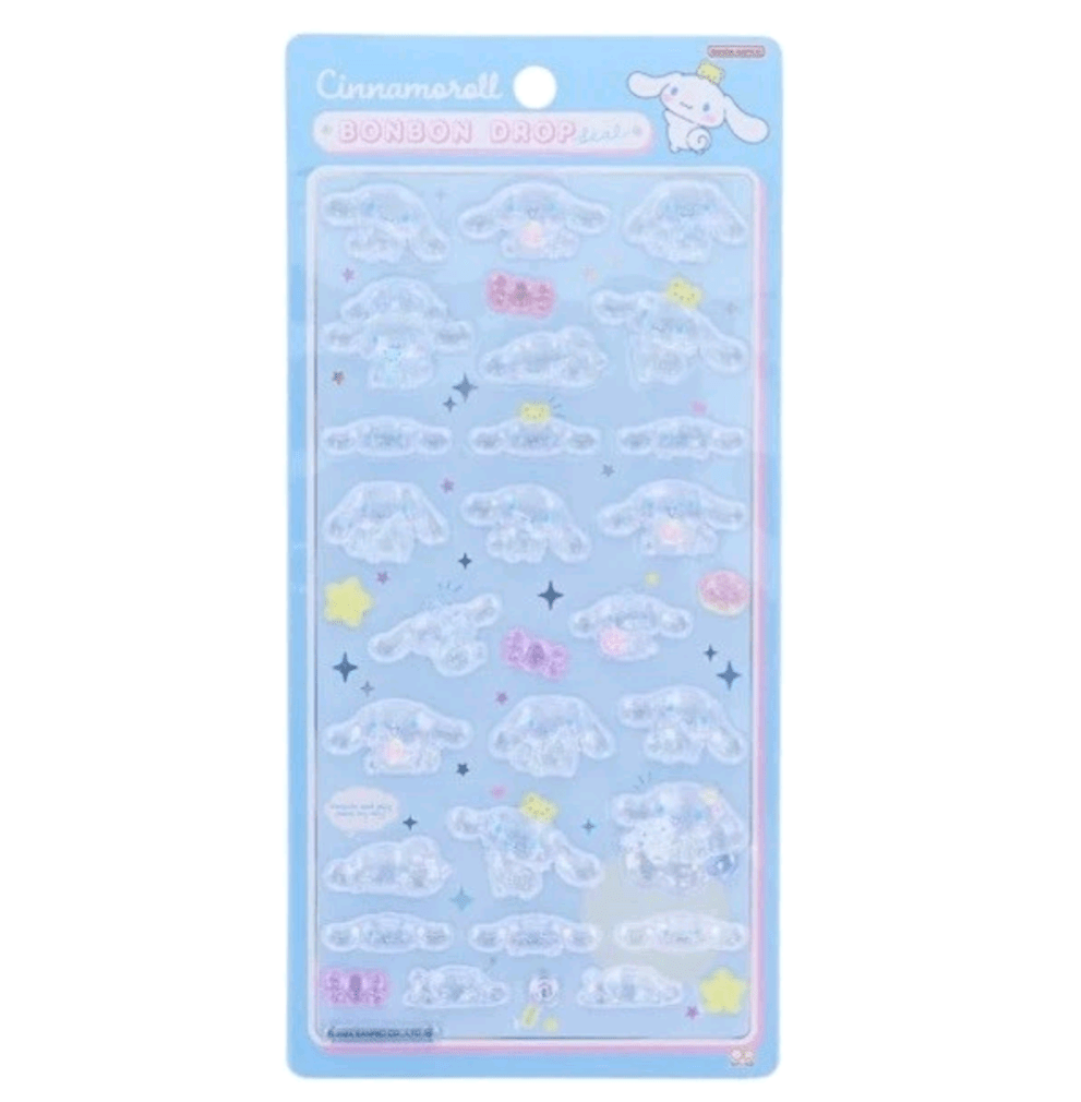 [CINNAMOROLL] "Sanrio Bonbon Drop Seal" Sticker Sheet - Rosey’s Kawaii Shop