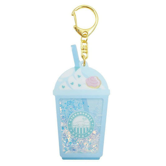 [CINNAMOROLL] "Sanrio Cafe Shake" Liquid Keychain - Rosey’s Kawaii Shop