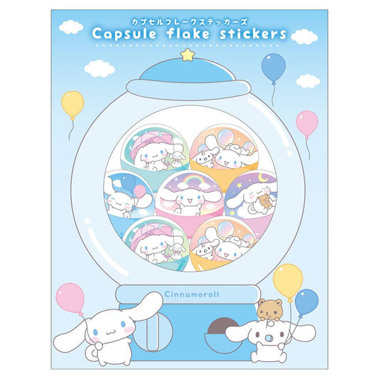 [CINNAMOROLL] "Sanrio Capsule Collection" Sticker Flakes - Rosey’s Kawaii Shop