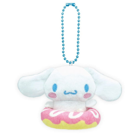 [CINNAMOROLL] "Sanrio Donut in Mascot" Plush Keychain - Rosey’s Kawaii Shop