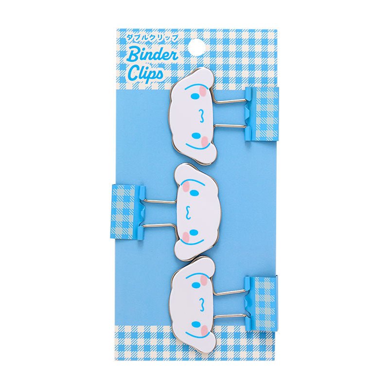 [CINNAMOROLL] "Sanrio Double Binder Clips" - Rosey’s Kawaii Shop