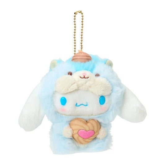 [CINNAMOROLL] "Sanrio Fluffy Squirrel" Plush Keychain - Rosey’s Kawaii Shop