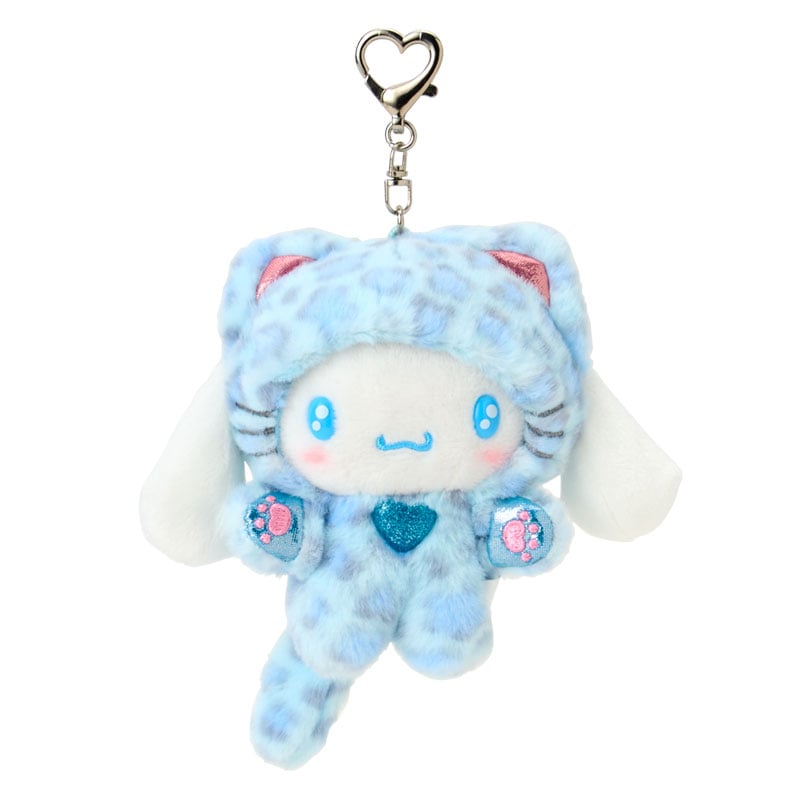 [CINNAMOROLL] "Sanrio Gal Cat Design Series" Plush Keychain - Rosey’s Kawaii Shop