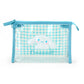 [CINNAMOROLL] "Sanrio Gingham" Clear Pouch - Rosey’s Kawaii Shop