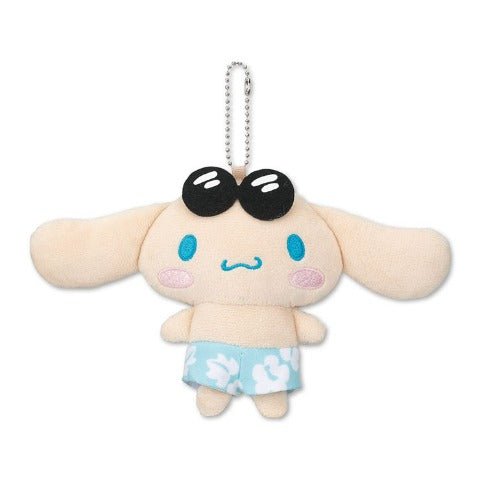 [CINNAMOROLL] "Sanrio Hawaiian Style" Plush Keychain - Rosey’s Kawaii Shop