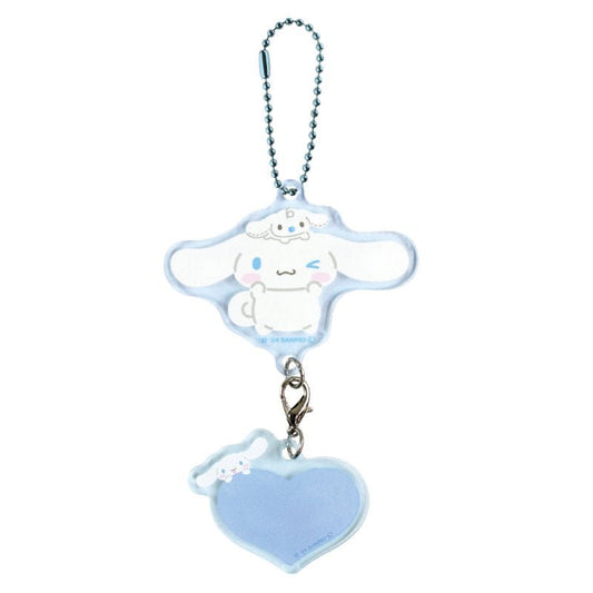 [CINNAMOROLL] "Sanrio Heart Acrylic Name" Keychain - Rosey’s Kawaii Shop