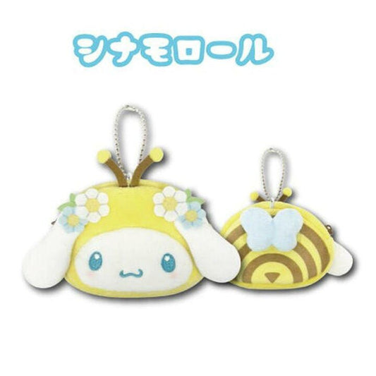 [CINNAMOROLL] "Sanrio Honeybee" Mini Face Pouch - Rosey’s Kawaii Shop