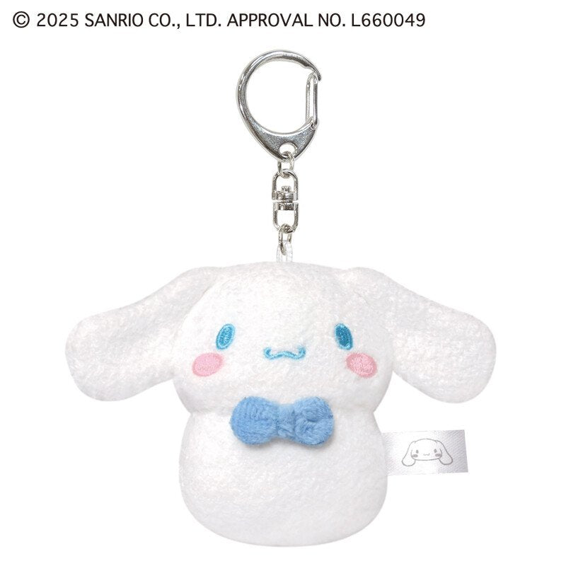 [CINNAMOROLL] "Sanrio Mofukororin" Plush Keychain - Rosey’s Kawaii Shop