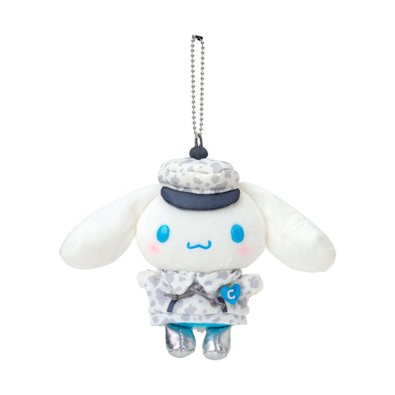 [CINNAMOROLL] "Sanrio Monotone Animal Design Series" Plush Keychain - Rosey’s Kawaii Shop