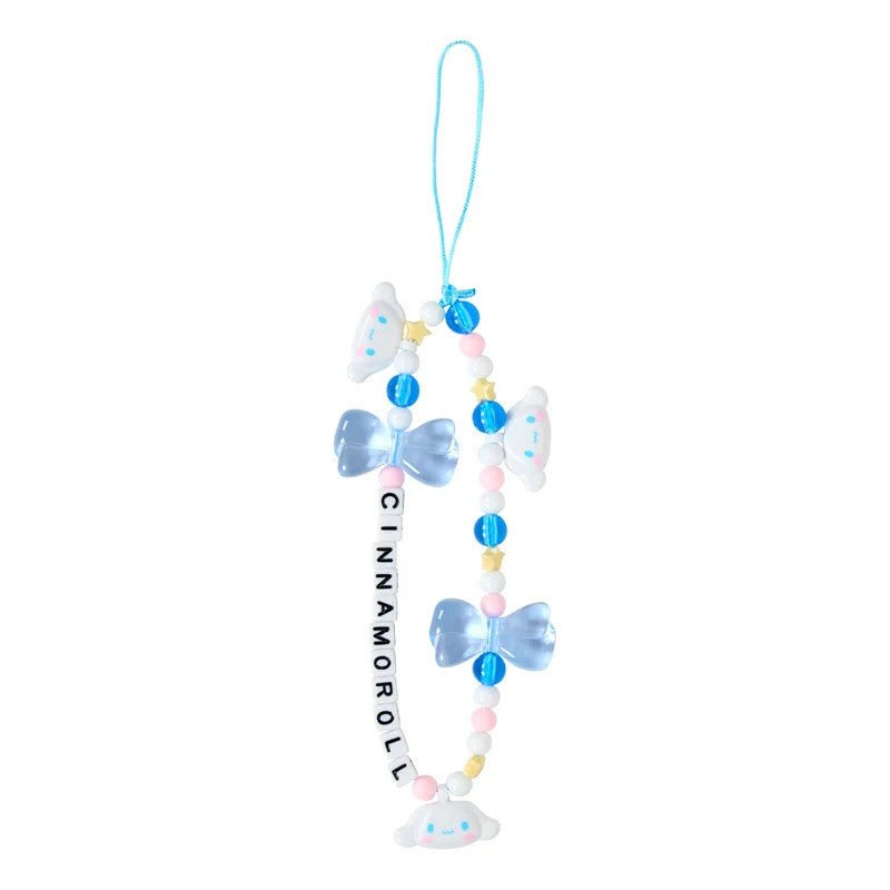 [CINNAMOROLL] "Sanrio My Deco Bag" Beaded Strap - Rosey’s Kawaii Shop