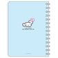 [CINNAMOROLL] "Sanrio Petapeta Stickers" B6 Ring Notebook - Rosey’s Kawaii Shop