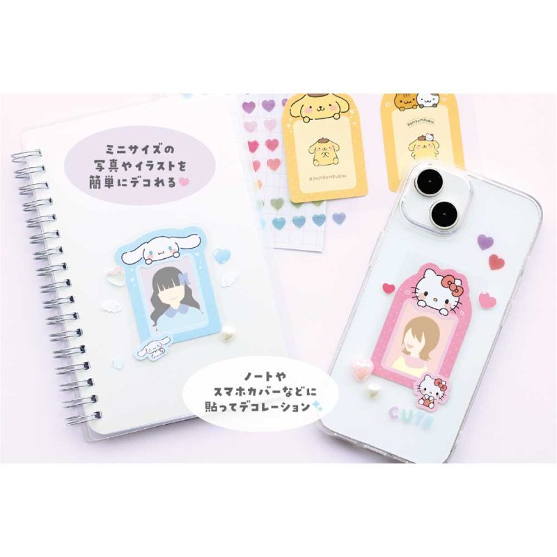 [CINNAMOROLL] "Sanrio Photo Frame" Sticker Set - Rosey’s Kawaii Shop