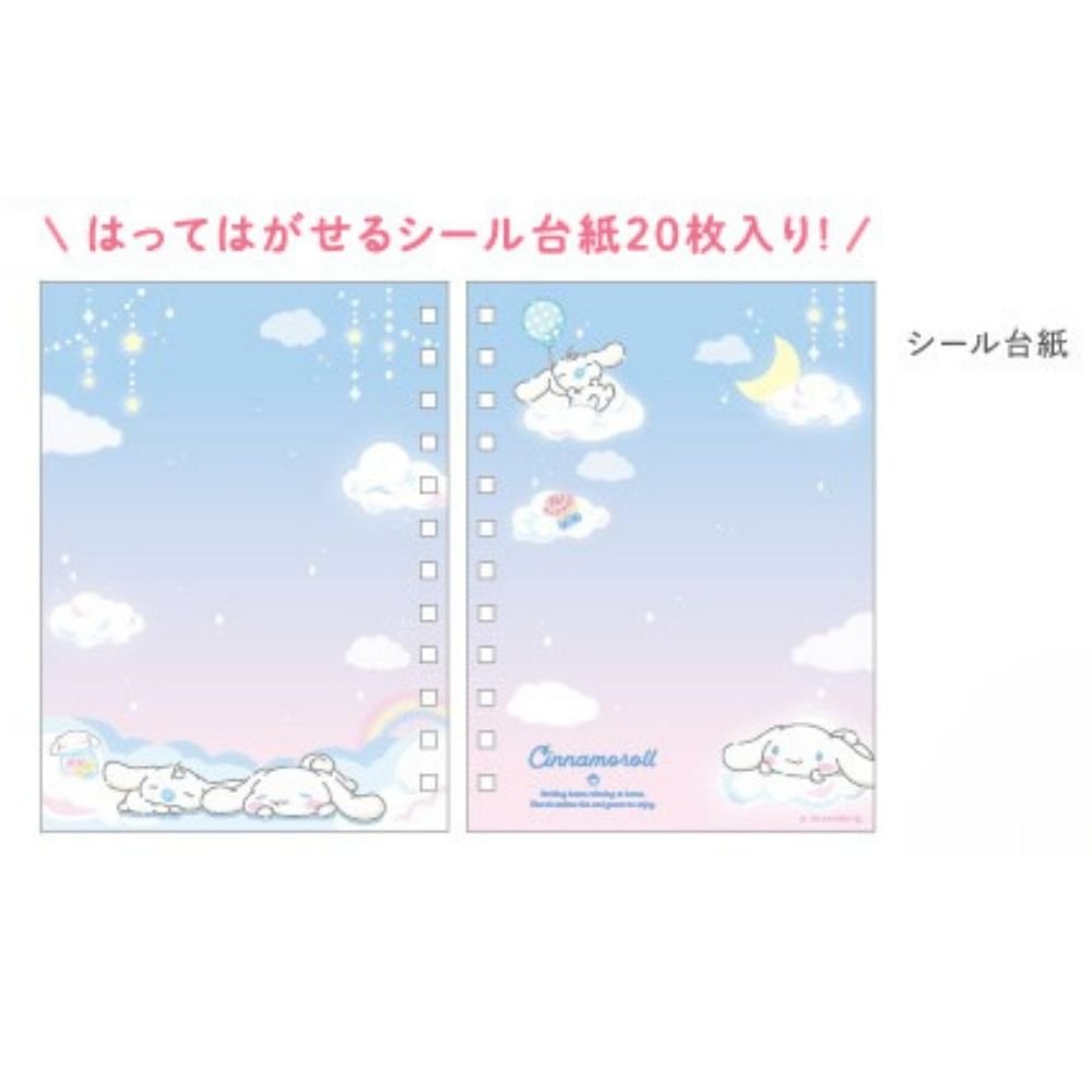 [CINNAMOROLL] "Sanrio Photo Pocket Sticker Noteook" - Rosey’s Kawaii Shop