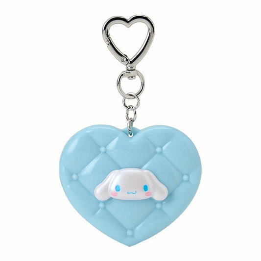 [CINNAMOROLL] "Sanrio Quilt" Mirror Keychain - Rosey’s Kawaii Shop