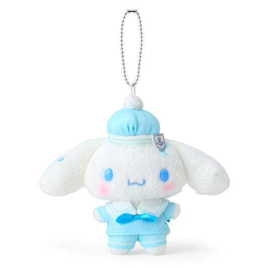 [CINNAMOROLL] "Sanrio Sailor Collar" Plush Keychain - Rosey’s Kawaii Shop