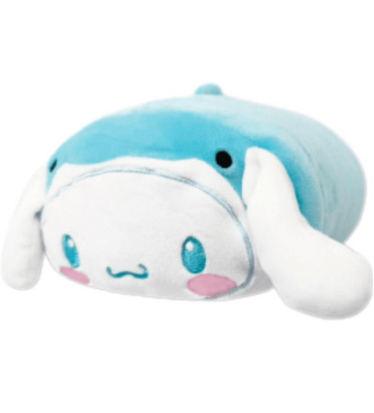 [CINNAMOROLL] "Sanrio Sea Creatures" Cool Lying Down Mini Cushion - Rosey’s Kawaii Shop