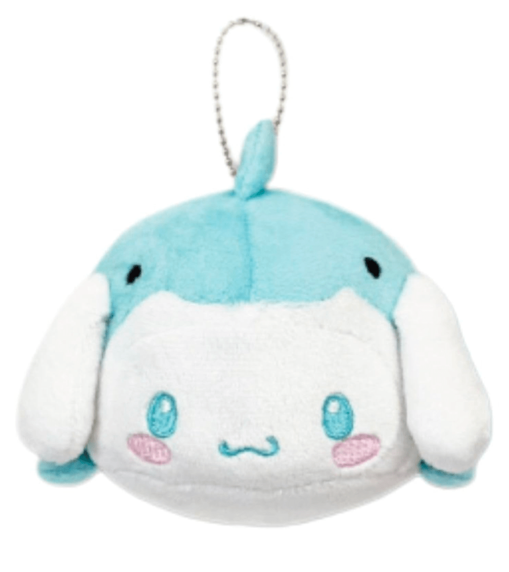 [CINNAMOROLL] "Sanrio Sea Creatures" Daifuku Shaped Mascot Pouch - Rosey’s Kawaii Shop