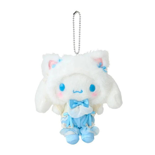 [CINNAMOROLL] "Sanrio White Cat Ballerina" Plush Keychain - Rosey’s Kawaii Shop