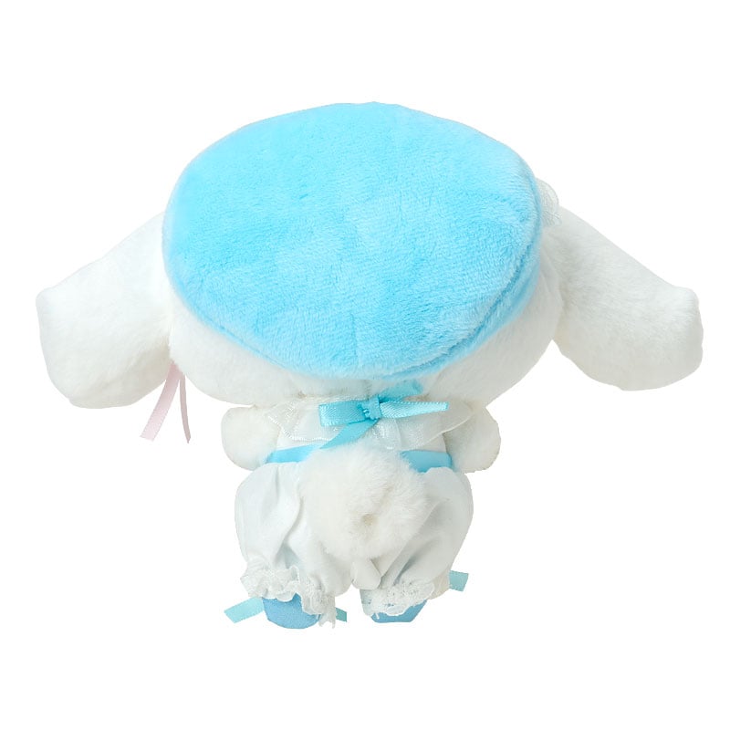 [CINNAMOROLL] "Sanrio White Frill" Plush Keychain - Rosey’s Kawaii Shop