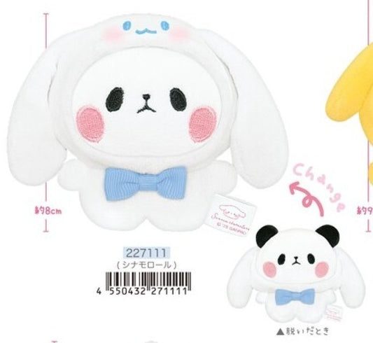 [CINNAMOROLL] "Sanrio x Mochipanda Kigurumi" Plush Keychain - Rosey’s Kawaii Shop