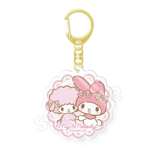 [CIRCLE] "My Melody Nakayoshi Ribbon" Acrylic Keychain - Rosey’s Kawaii Shop