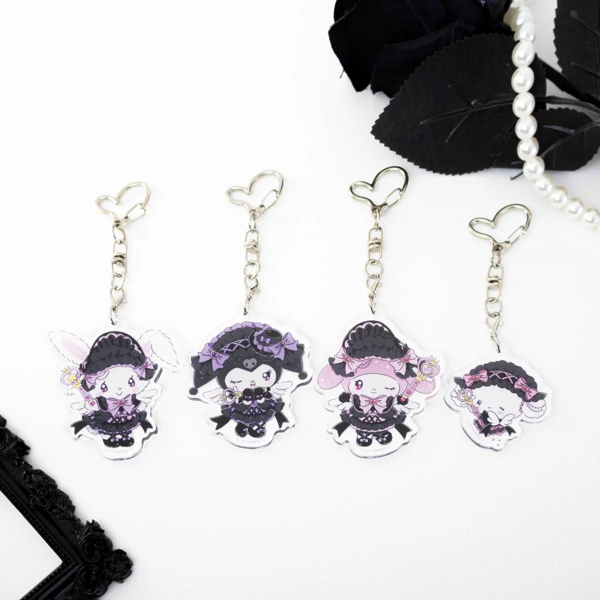 [COGIMYUN] LIMITED "LAFARY x Sanrio Tokimeki Magic Nocturne" Keychain - Rosey’s Kawaii Shop