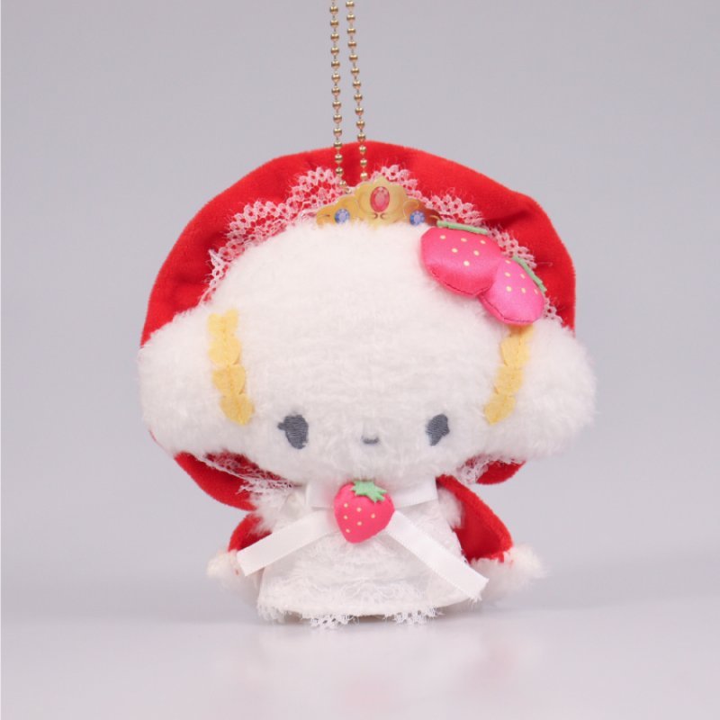 [COGIMYUN PRINCESS] "Ichigo Shinbun 50th Anniversary x Munyugurumi Patio POPUP STORE" Plush Keychain - Rosey’s Kawaii Shop