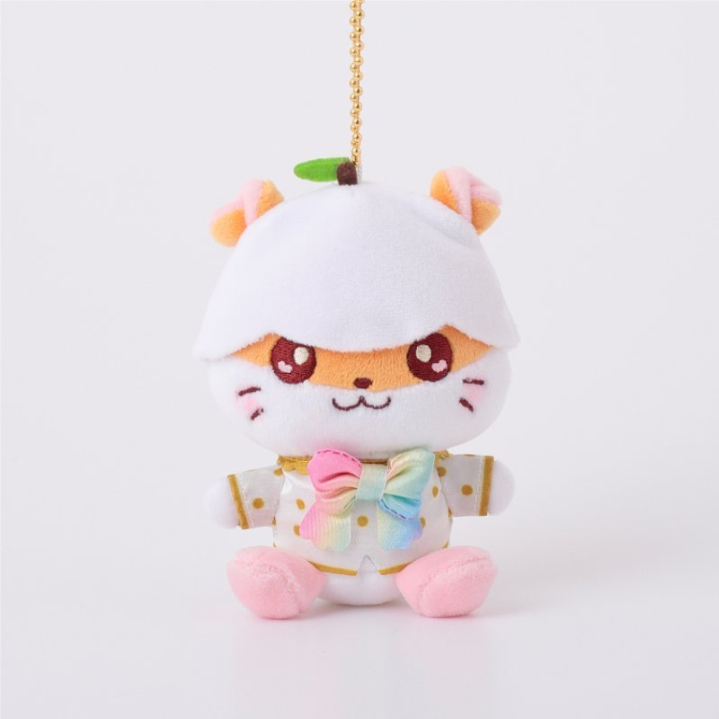 [COROCOROKURIRIN RAINBOW] "Ichigo Shinbun 50th Anniversary x Munyugurumi Patio POPUP STORE" Plush Keychain - Rosey’s Kawaii Shop