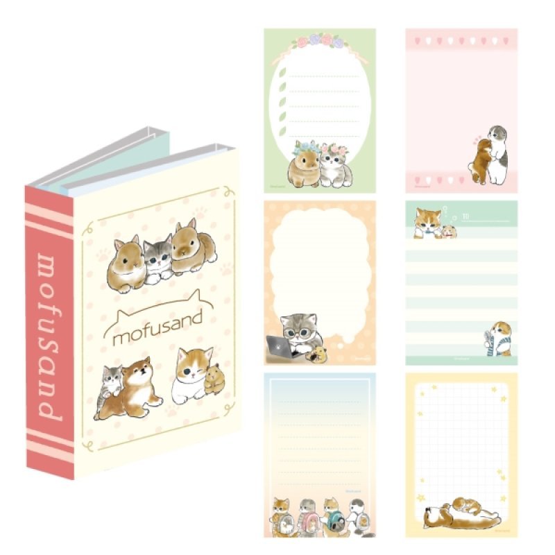[CUTE ANIMALS] "Mofusand" Patapata Memo - Rosey’s Kawaii Shop