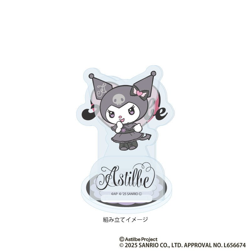 [D / ASTILBE HEART] "Astilbe x Kuromi" Acrylic Stand - Rosey’s Kawaii Shop