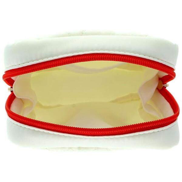 [HELLO KITTY / STRAWBERRY] "Sanrio Strawberry & Cherry Cake" Quilted Pouch