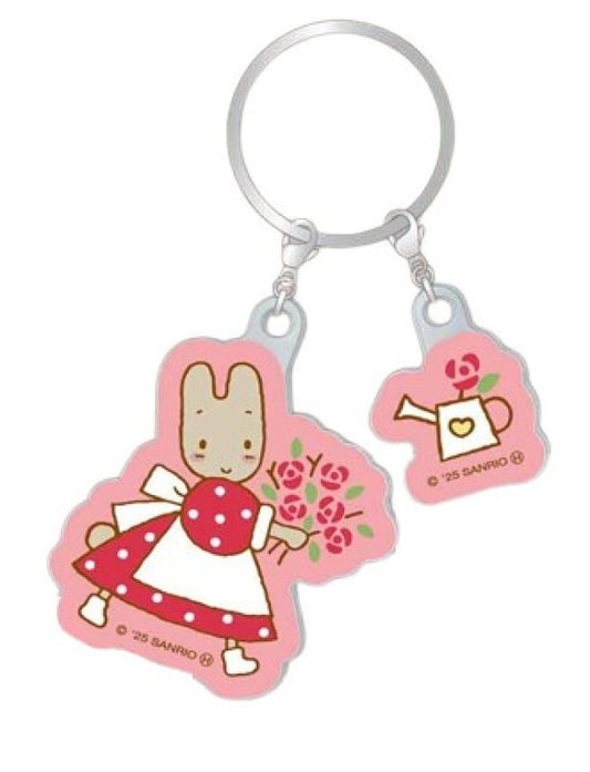 [DARK PINK] "Marron Cream 40th Anniversary" Double Keychain - Rosey’s Kawaii Shop