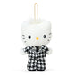 [DEAR DANIEL] "Hello Kitty Monochrome Girly Twin Coordinate" Plush Keychain - Rosey’s Kawaii Shop