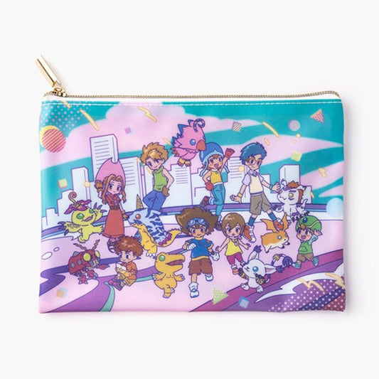 "Digimon Adventure RETRO POP" PVC Clear Pouch - Rosey’s Kawaii Shop