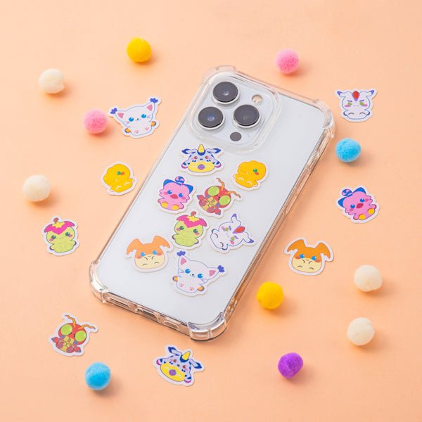 "Digimon Adventure RETRO POP" Sticker Flakes - Rosey’s Kawaii Shop