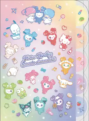 [GRADIENT] "TWICE LOVELYS x Sanrio" 5P File Folder