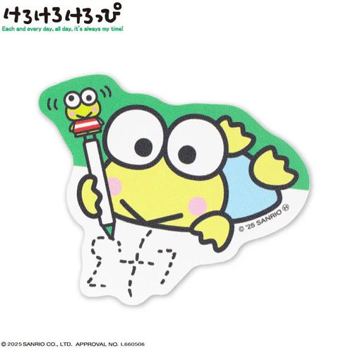 [DRAWING] "Thankyoumart x Keroppi" Die - Cut Sticker - Rosey’s Kawaii Shop