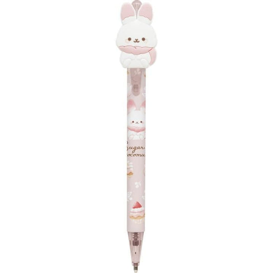 [DUST PINK] "Sugarcocomuu" Mechanical Pencil with Mascot - Rosey’s Kawaii Shop