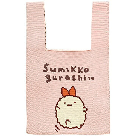 [EBI FURAI] "Sumikko Gurashi" Knit Bag - Rosey’s Kawaii Shop