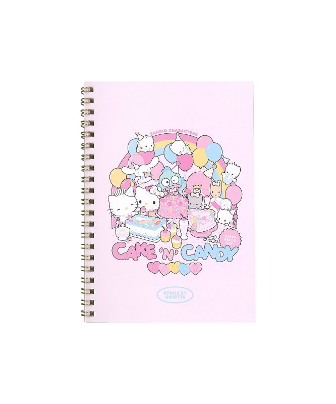 "FANCY SANRIO CAKE & CANDY PARTY" Notebook - Rosey’s Kawaii Shop