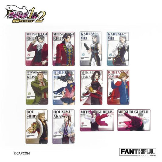 "FANTHFUL Ace Attorney Investigations 2025 Plastic Card" Blind Bag - Rosey’s Kawaii Shop