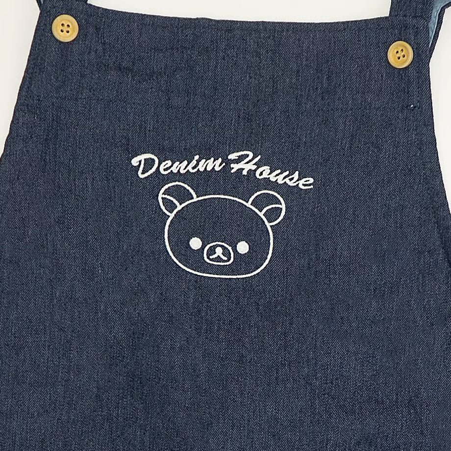 "Rilakkuma Denim House" Long Apron