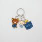 "Rilakkuma Denim House" Triple Keychain